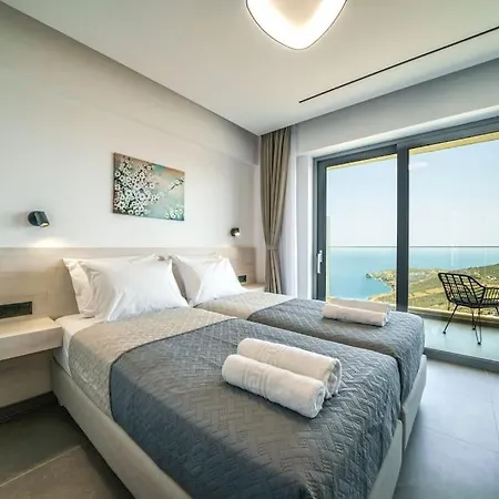 Hilltop Luxury With Private Pool And Sea View Villa Achlada