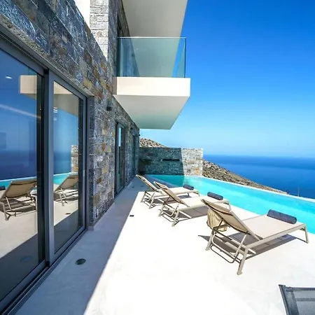 Hilltop Luxury With Private Pool And Sea View * Achlada