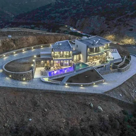 Hilltop Luxury With Private Pool And Sea View * Achlada